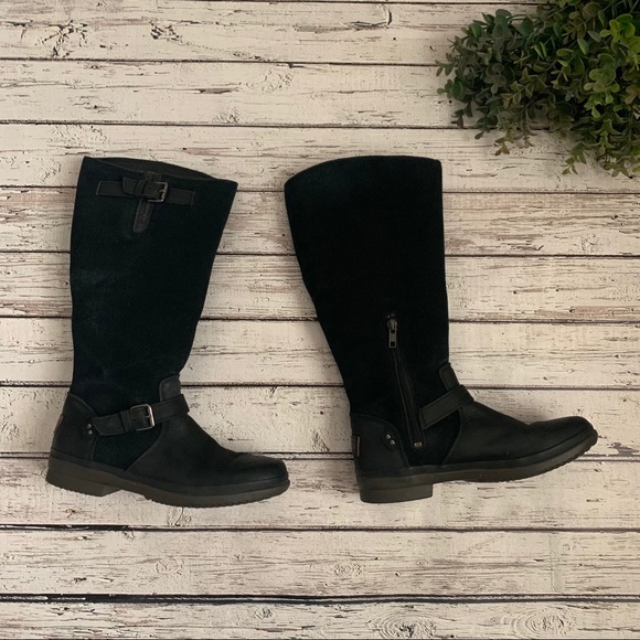 Ugg Thomsen Waterproof riding moto boot Size 7 - Picture 2 of 13